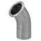 Steel & Obrien 2" BPE Tri-Clamp x Long Tangent Weld 45 Deg. Elbow - 316SS SF4 S2KKW-2-PM-316 - alternate 1